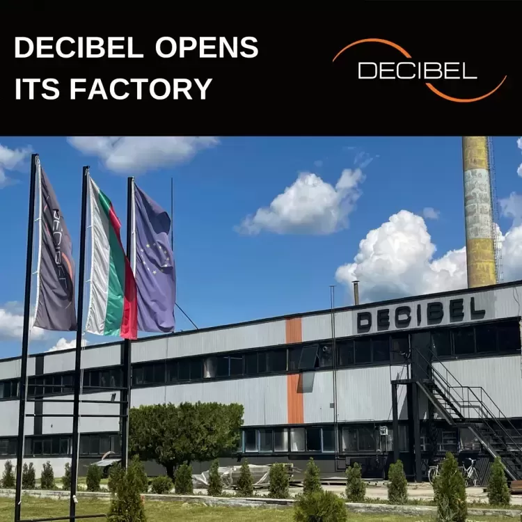 DECIBEL eröffnet seine erste Produktionsstätte