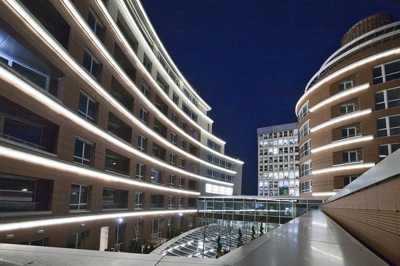 Schalldämmung des Restaurants "San Stefano Plaza"