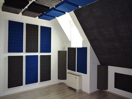Akustische Behandlung des Studio Zvukozapis, Sofia