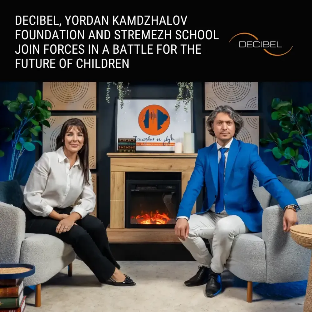 DECIBEL, die Yordan Kamdzhalov Stiftung und die Stremezh Schule schließen sich zusammen, um für die Zukunft der Kinder zu kämpfen