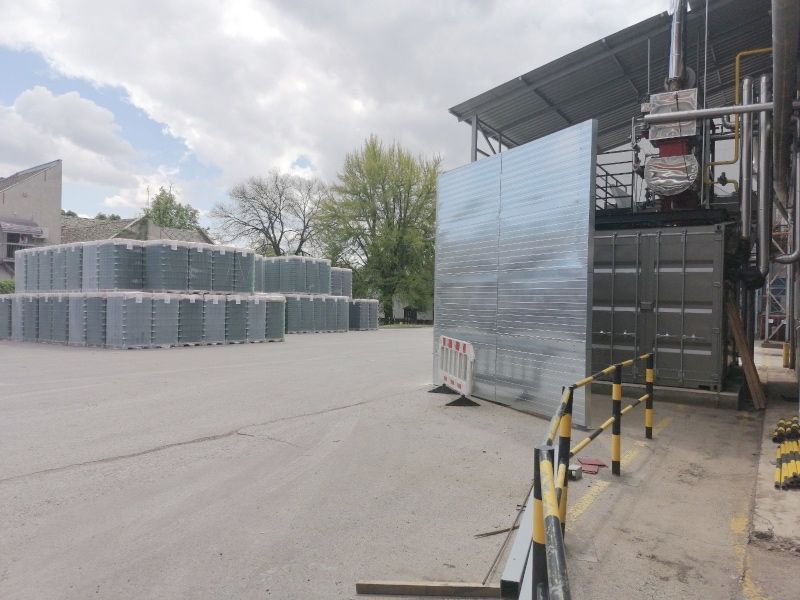 Schalldämmung einer berühmten Brauerei in Apatin, Serbien