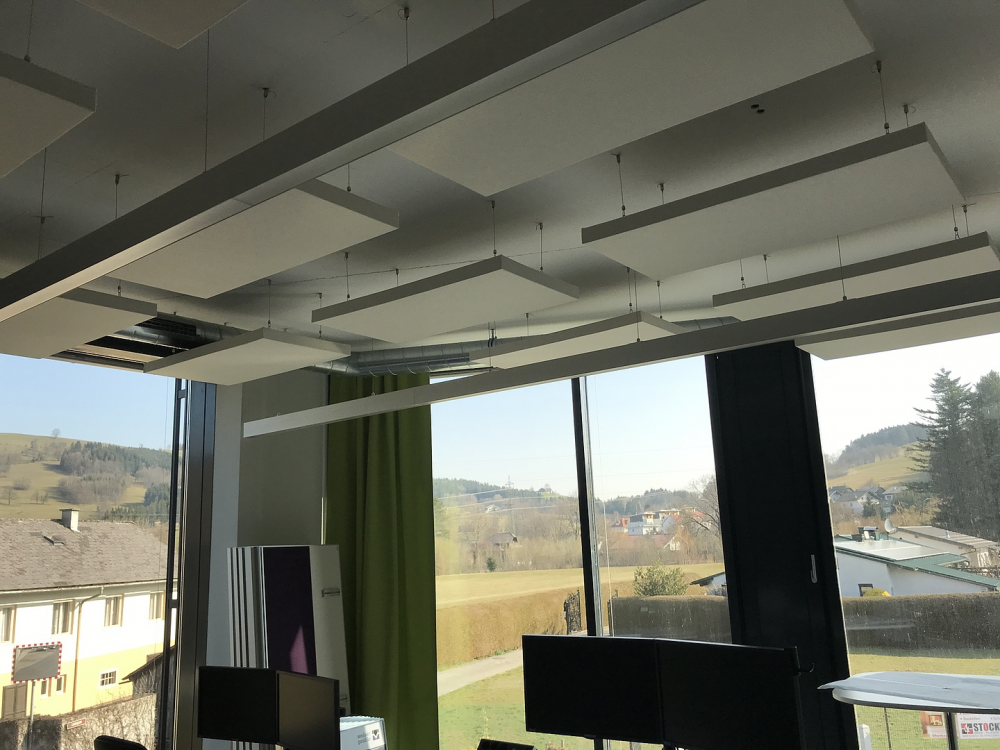 Akustische Verbesserung im Büro Welser-Profile