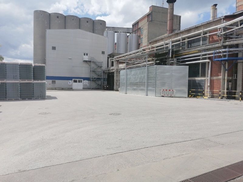 Schalldämmung einer berühmten Brauerei in Apatin, Serbien