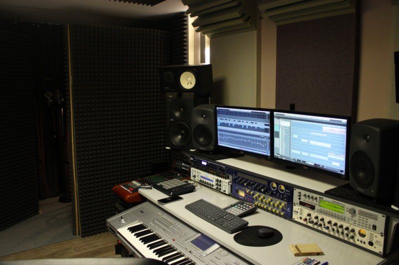 Akustik Behandlung im Avocal Aufnahmestudio