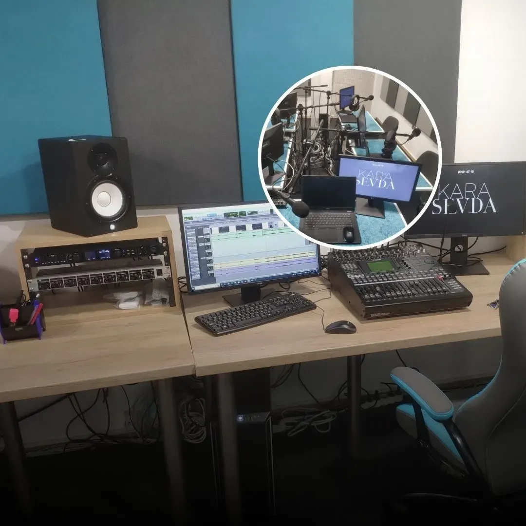 Akustische Behandlung für Voice-Over-Studio in Sofia