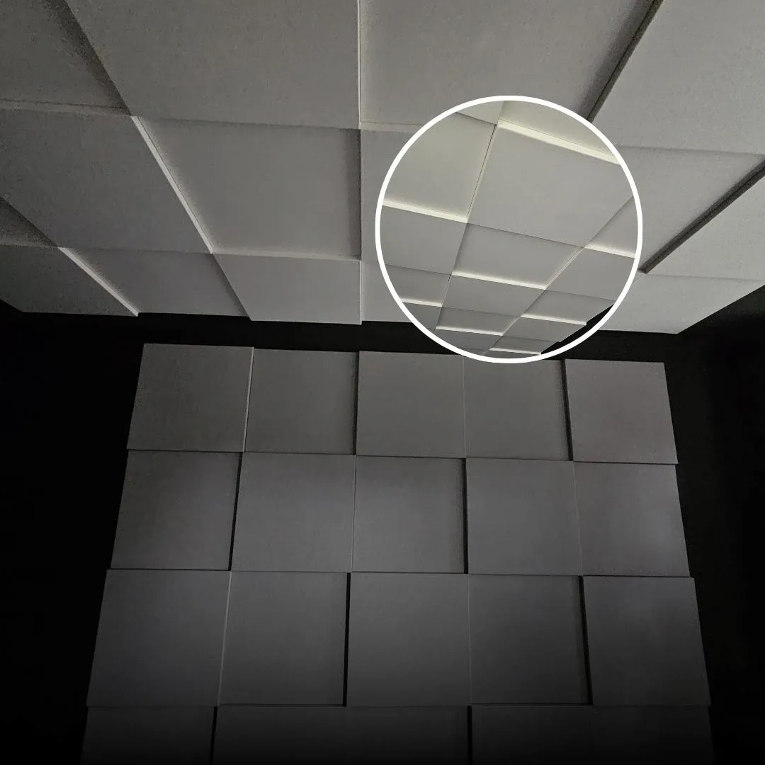 Home-Podcast und Musikstudio mit Echo Wall Akustikpaneelen