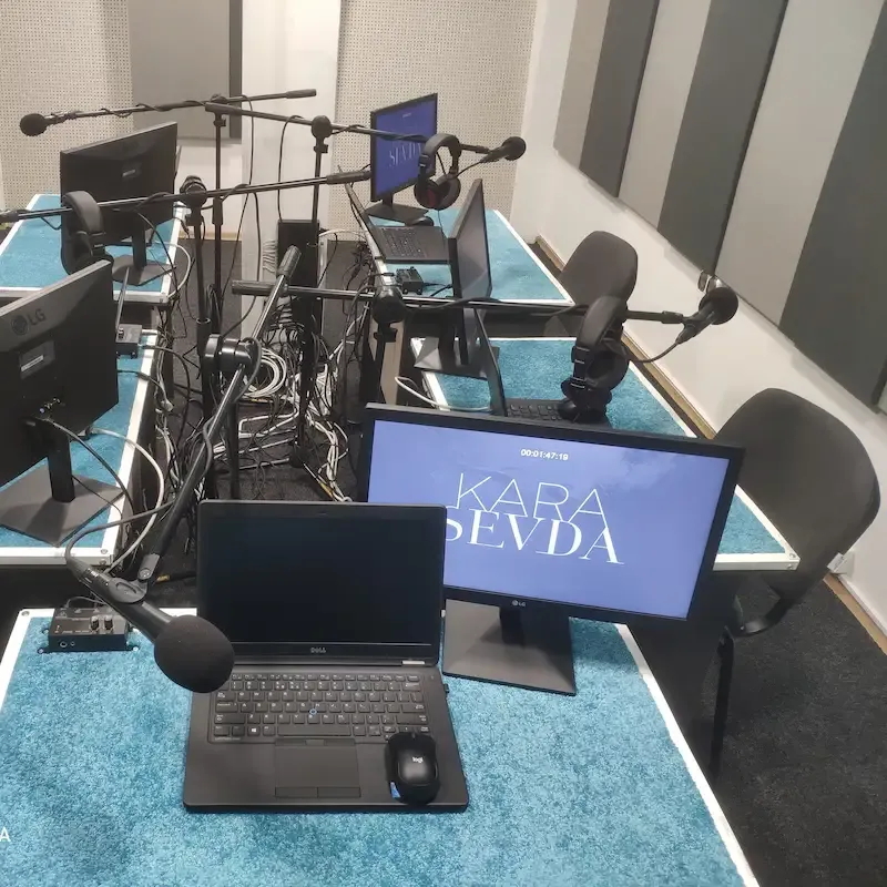 Akustische Behandlung für Voice-Over-Studio in Sofia