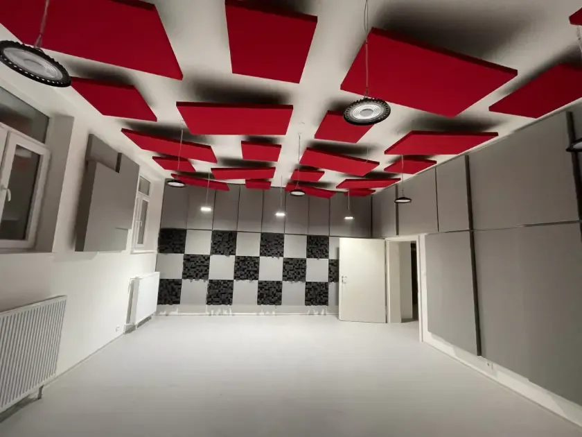 Echoreduzierung in Instrumentenräumen der VŠMU