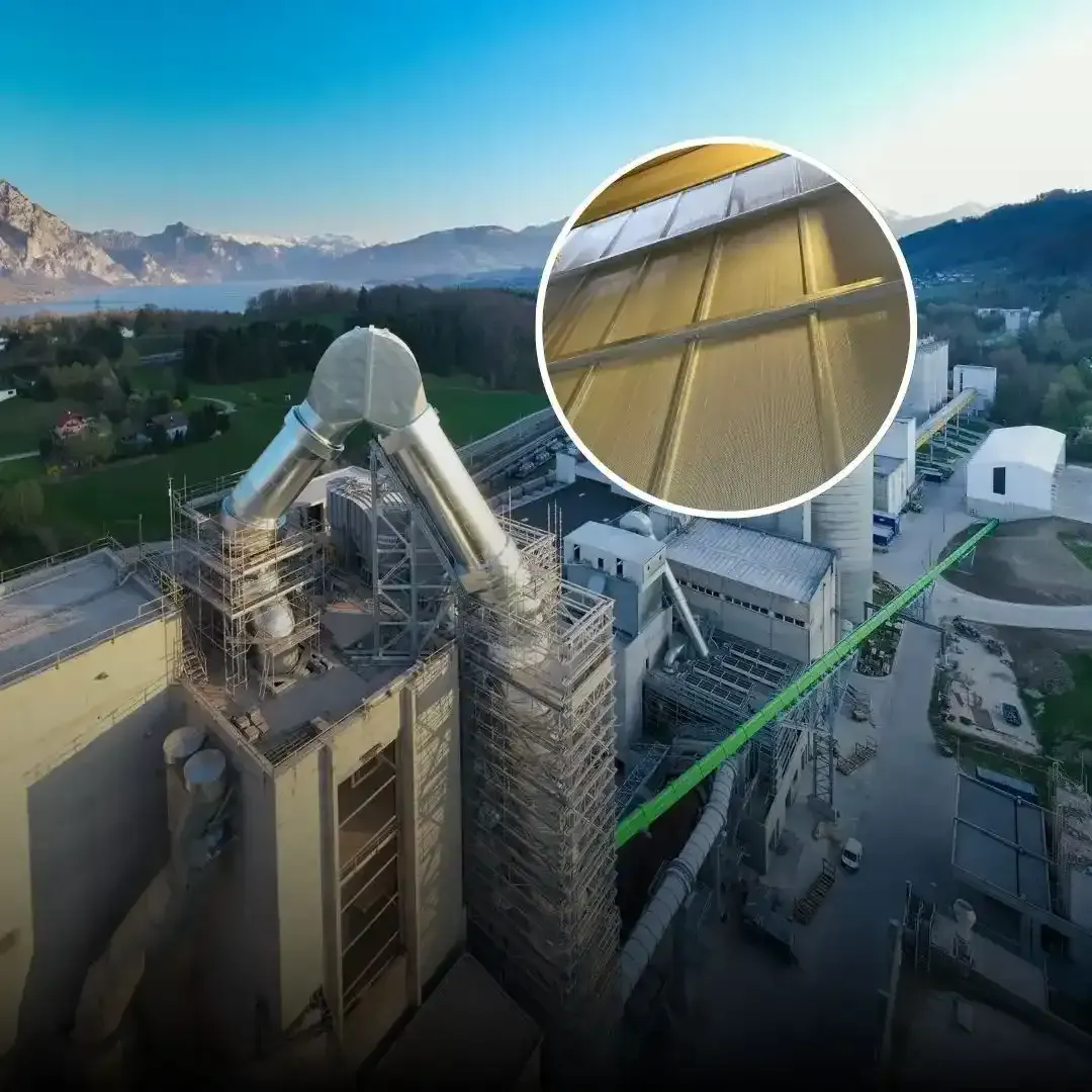Schalldämmung einer Zementfabrik in Österreich