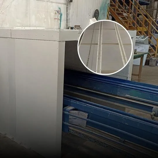 Zweistufige Schalldämmung für Betonpressen in Tschechien