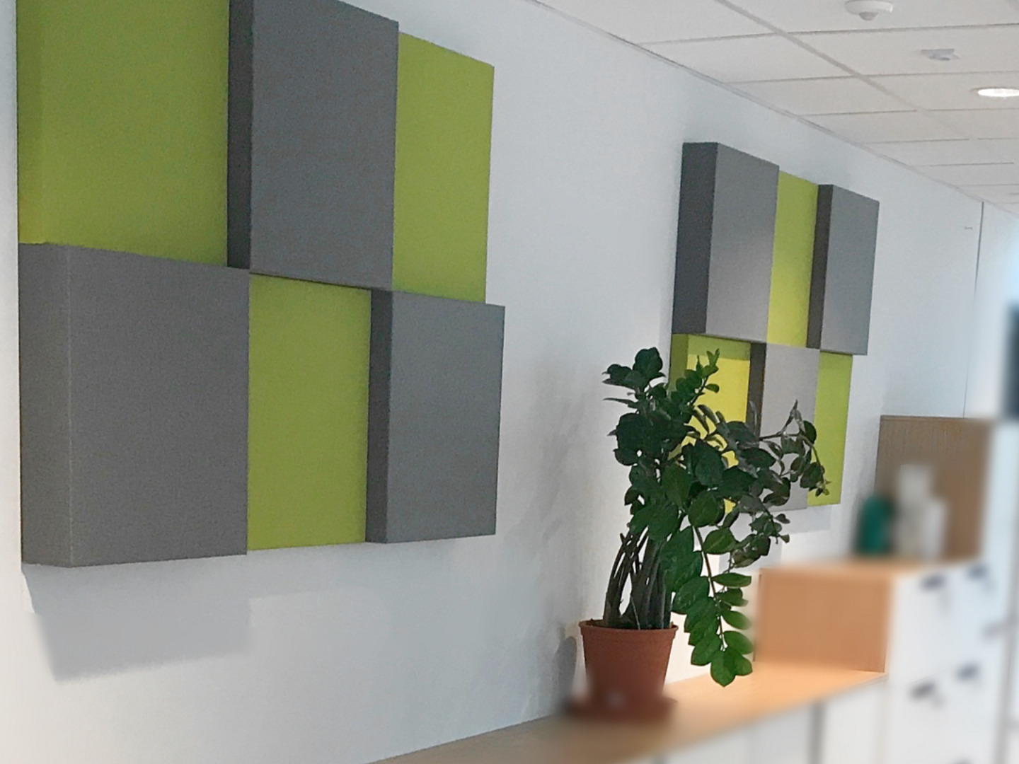 Akustische Verbesserung im Büro Welser-Profile