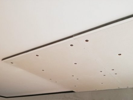 Schalldämmung an der Decke