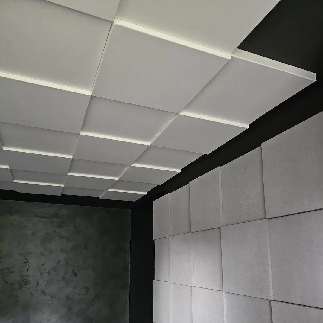 Home-Podcast und Musikstudio mit Echo Wall Akustikpaneelen