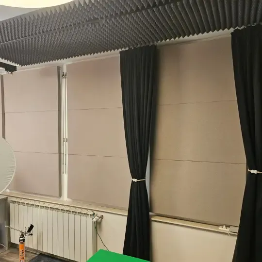 Akustische Behandlung eines Heimstudios in Sofia