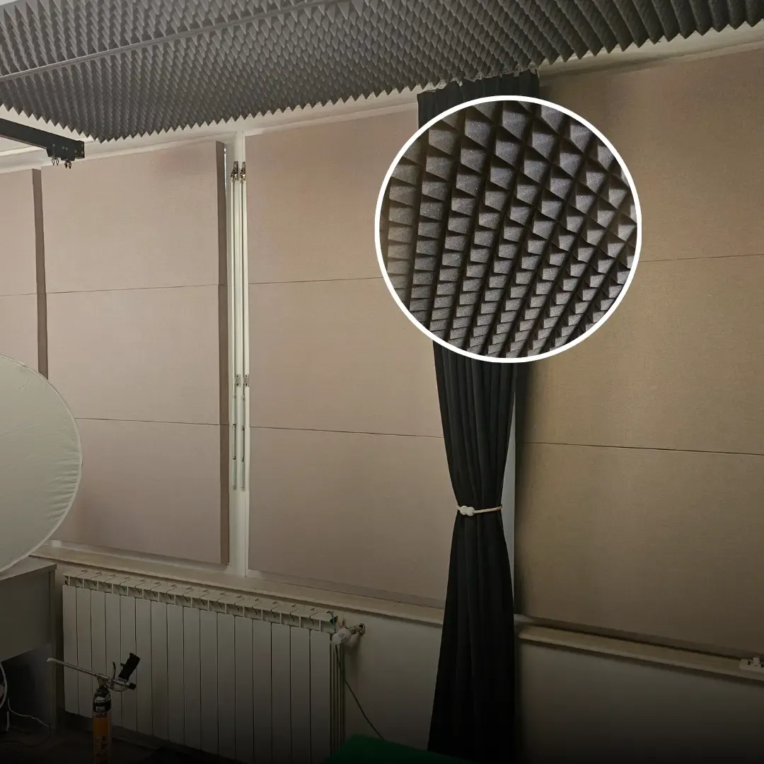Akustische Behandlung eines Heimstudios in Sofia
