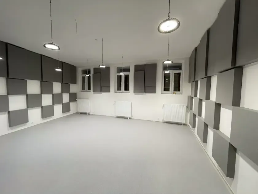 Echoreduzierung in Instrumentenräumen der VŠMU
