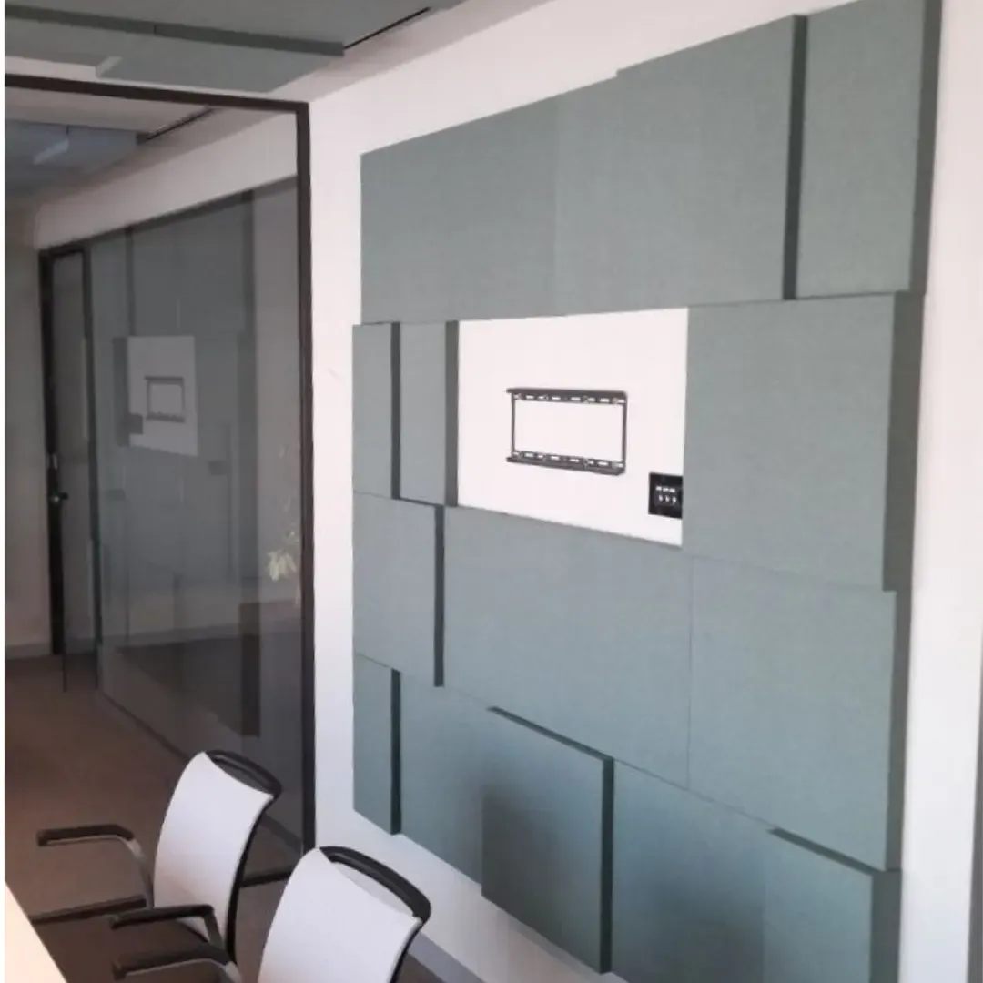 Akustische Behandlung von IT-Büro-Konferenzräumen