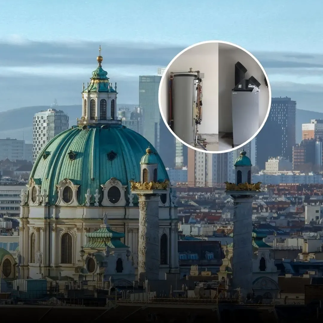 Kompakte Schallschutzlösung für Luftwärmepumpe in einer Wohnung